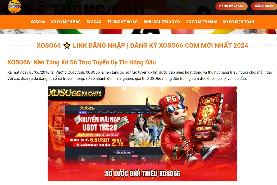 XOSO66 nhà cái hàng đầu Việt Nam